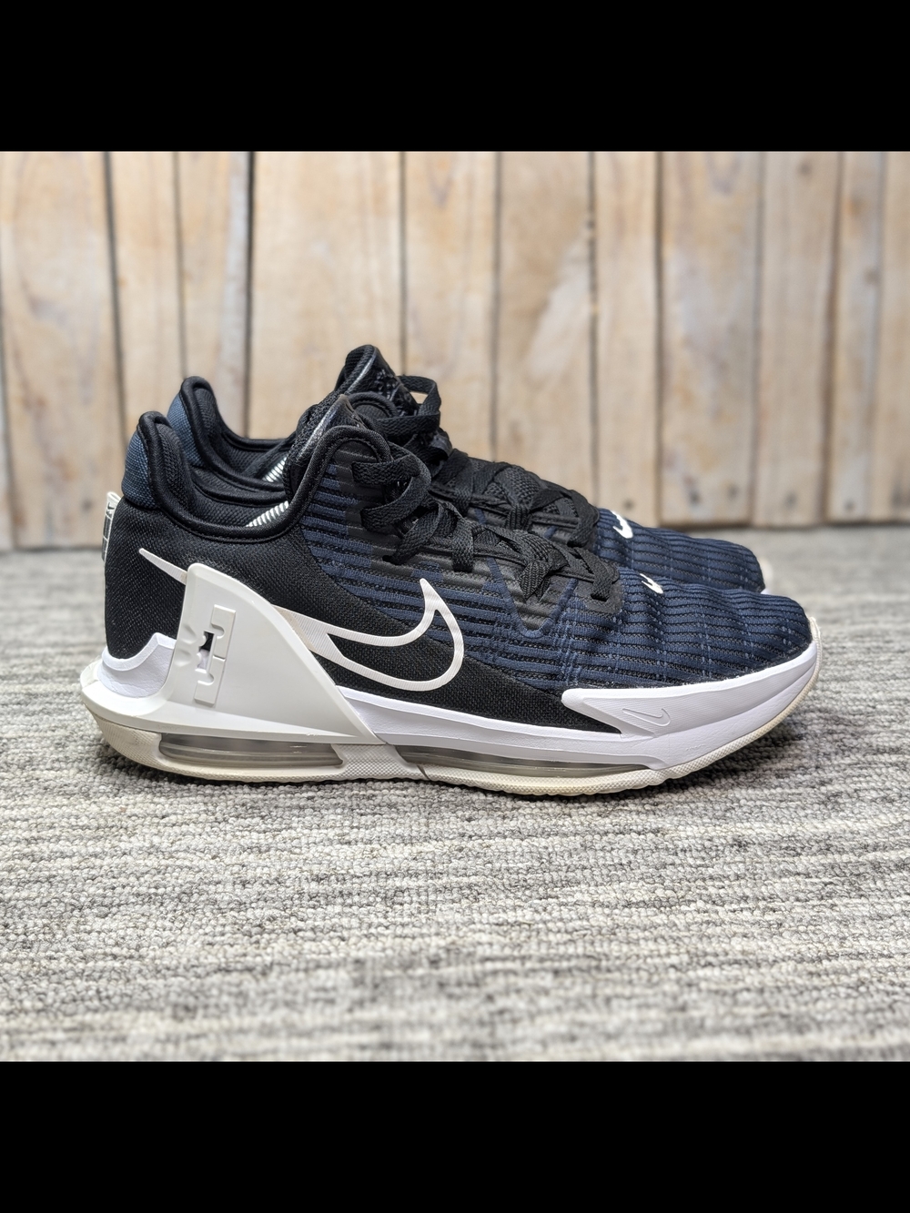 Men's Nike LeBron Witness 6 in Black/Navy - Size 11 Men - CZ4052-002